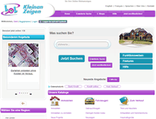 Tablet Screenshot of lolkleinanzeigen.com